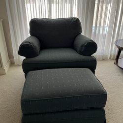 Chair with Ottoman 