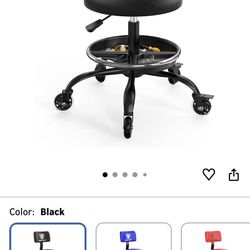 Rolling Shop Stool with Wheels - Never Used