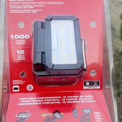 Milwaukee Folding Flood Light with USB Charging