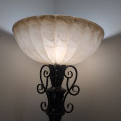 Antique Metal Floor Lamp