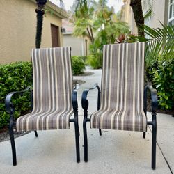 Outdoor patio chair - set of 2