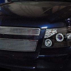 2007 2014 TAHOE AVALANCHE PROJECTOR HALO HEADLIGHTS.