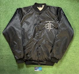 ETC Captain America satin bomber jacket
