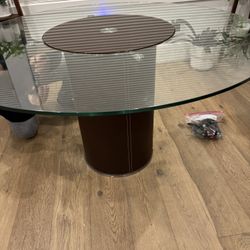 Glass Dinner Table 