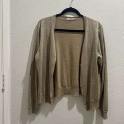 Used Gold Cardigan