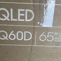 SAMSUNG 65” QLED Q60D SMART TV 4K HDR FANTASTIC PICTURE QUALITY  GUARANTEED  ✅💯▶️📺