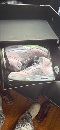 Jordan Easter 5s pink size 11