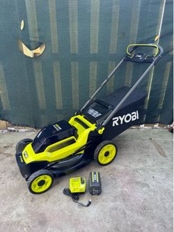 OUTSTANDING CONDITION AS A BRAND NEW IN AN ORIGINAL BOX RYOBI 40 V HP Hi Performance Advanced Technology 20" INCH BRUSHLESS PUSH MOWER, MORE POWER THA