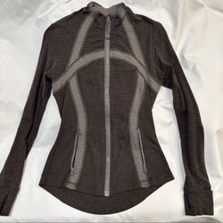 Lululemon Black/Dark Grey Define Jacket Zip-Up