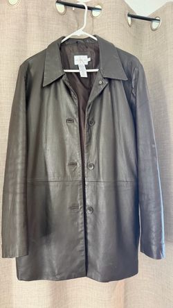 Vintage Calvin Klein women’s leather jacket, size large