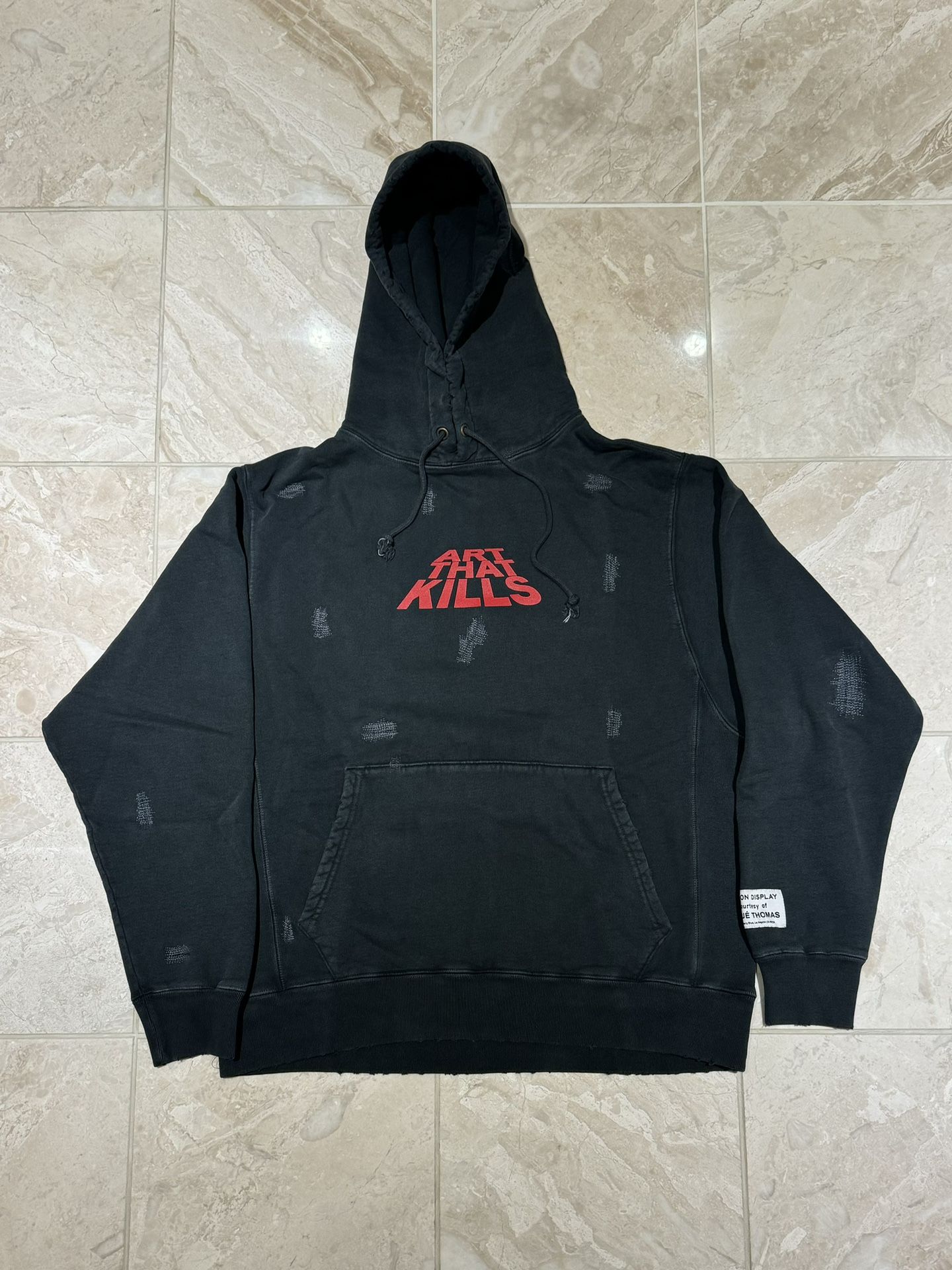 Gallery Dept ATK Distressed Logo Hoodie 