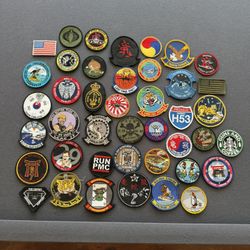 42 Military Patches (US NAVY & others)