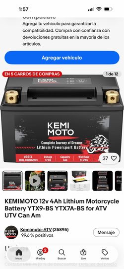 4Ah Lithium Motorcycle Battery