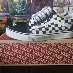 VANS Old Skool Checker Print Size 10