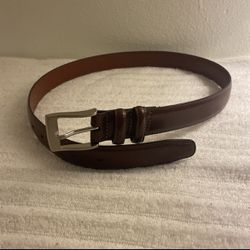 Brown Leather Belt (Waist 25-30)