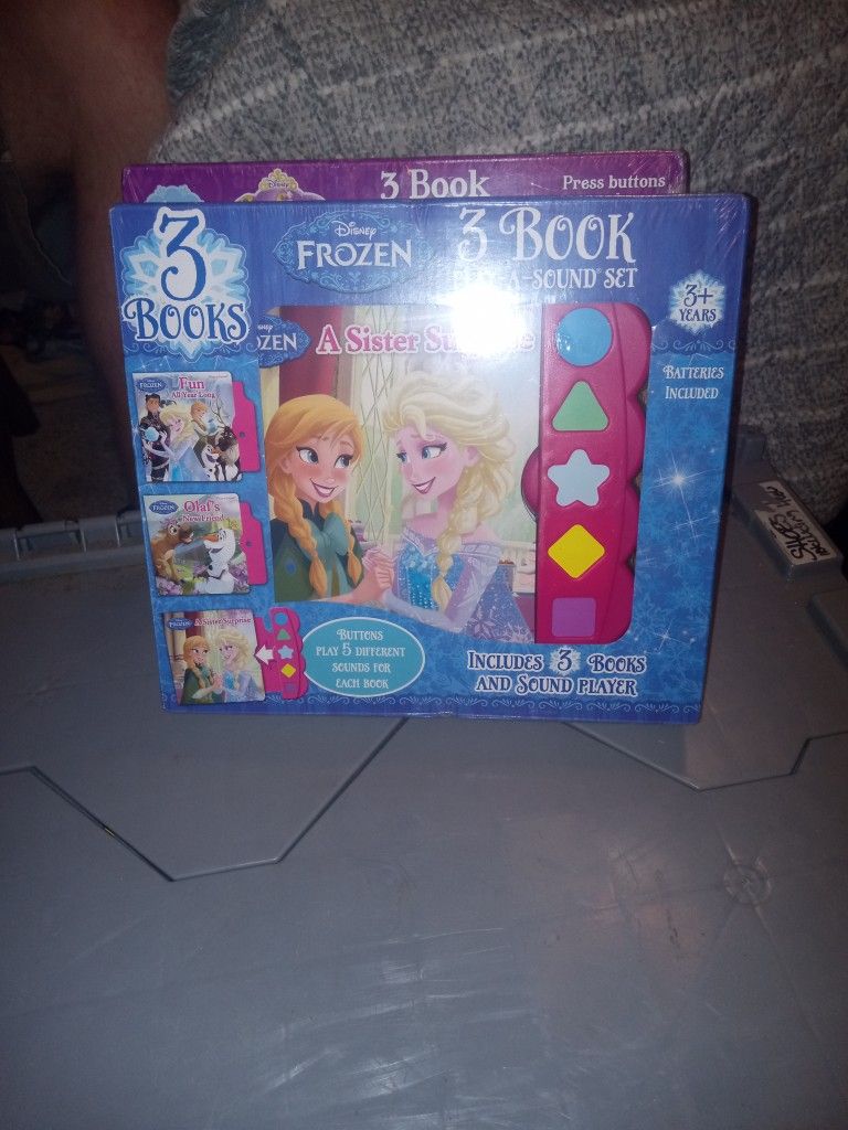 Frozen 3-book Play A Sound Set