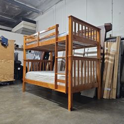 Twin Bunk Bed And Mattress 