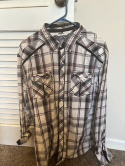Men’s Long Steve Button Up