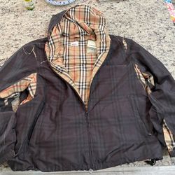 Rare New Authentic Burberry Windbreaker Jacket