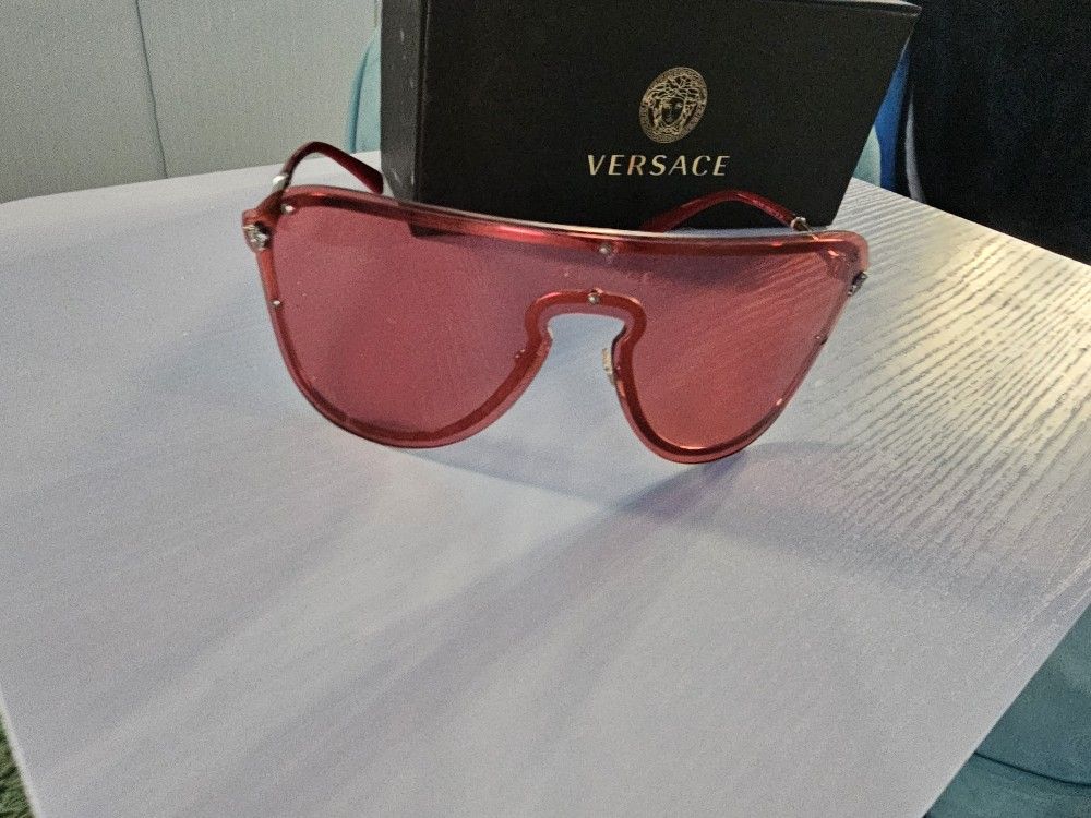 versace shield sunglasses