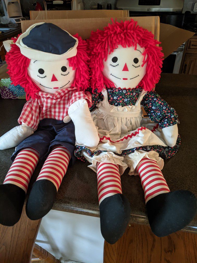 Raggedy Ann And Andy Dolls