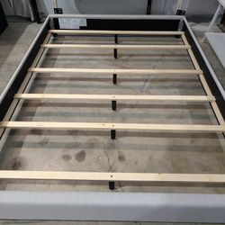 Queen Bed Frame (Upholstered)