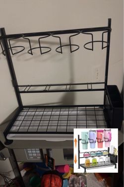 Water bottle tumbler 40oz rack organizer