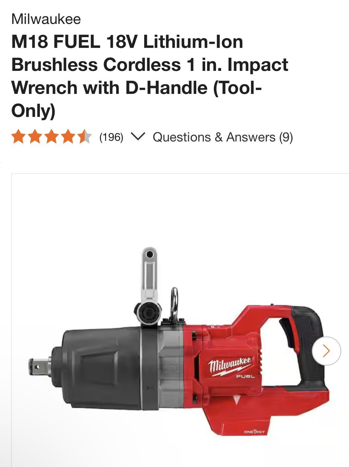 Brand New Milwaukee 2868-20 Brushless Cordless Wrench