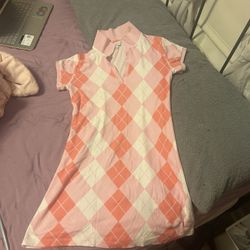 Pink Polo Dress