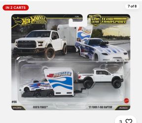 Hot Wheels Team Transport Rob'N Pinks & '17 Ford F-150 Raptor