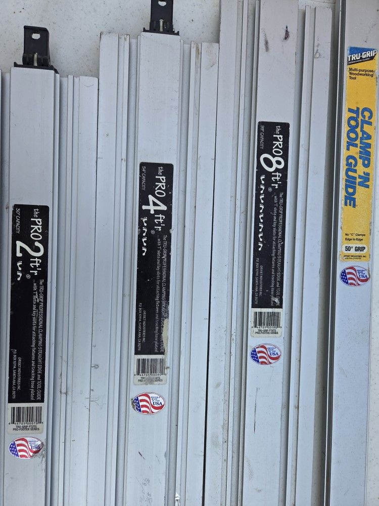 Tru-Grip clamping straight edge