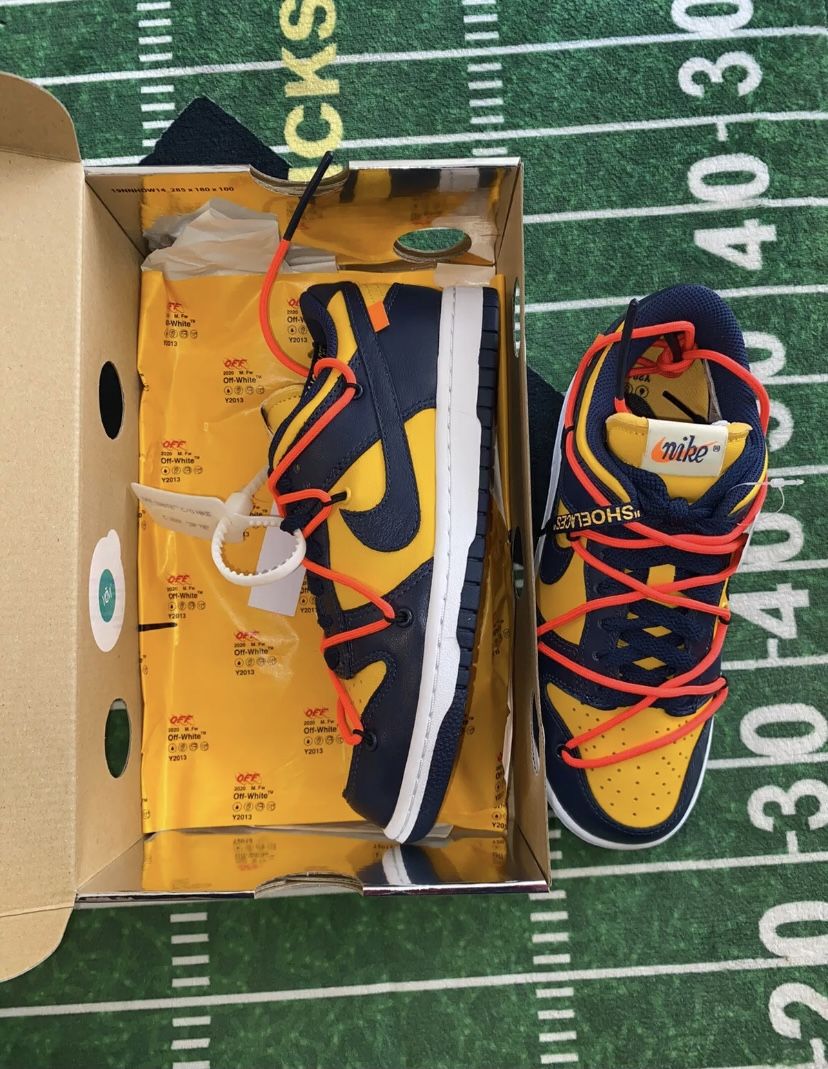 New Nike Dunk Low LTHR University Gold Midnight Navy Ct0856