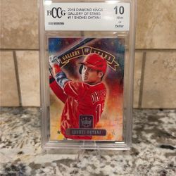 Shohei Ohtani, 2018 Diamond Kings Rookie Mint 10 Graded
