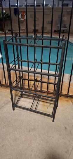 Black Metal water Rack 3-Tier