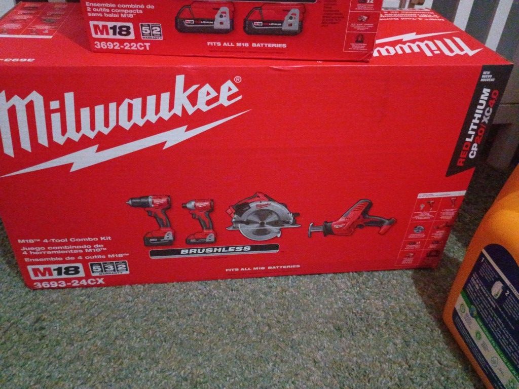 Milwaukee Power Drill Set Unopened In Box