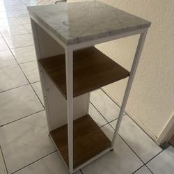 Marble Top Square Side Table