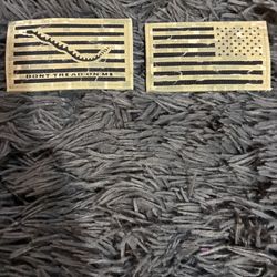 NWU Type III Reverse US Flag & USN First Navy Jack Patch Set Laser Hook US Navy