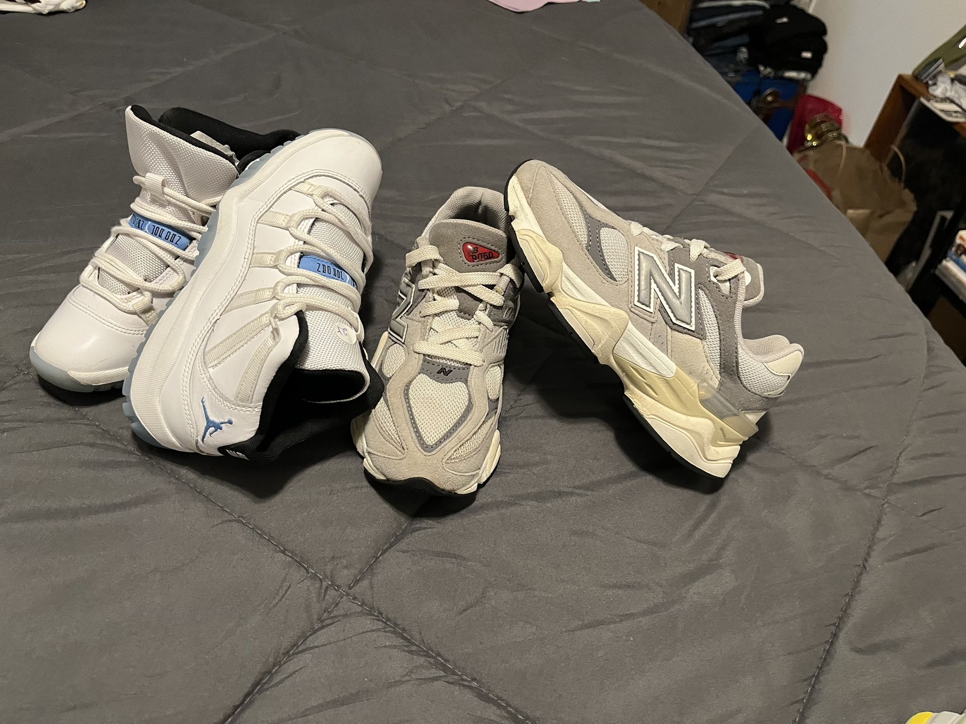 Size 2Y Jordans & New Balance $55, $65 (Used In Very Good Condition)  (Both Pairs For $110.00)