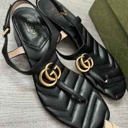 100% Authentic Gucci Sandals Size 7 Retail Value $989 + Tax 