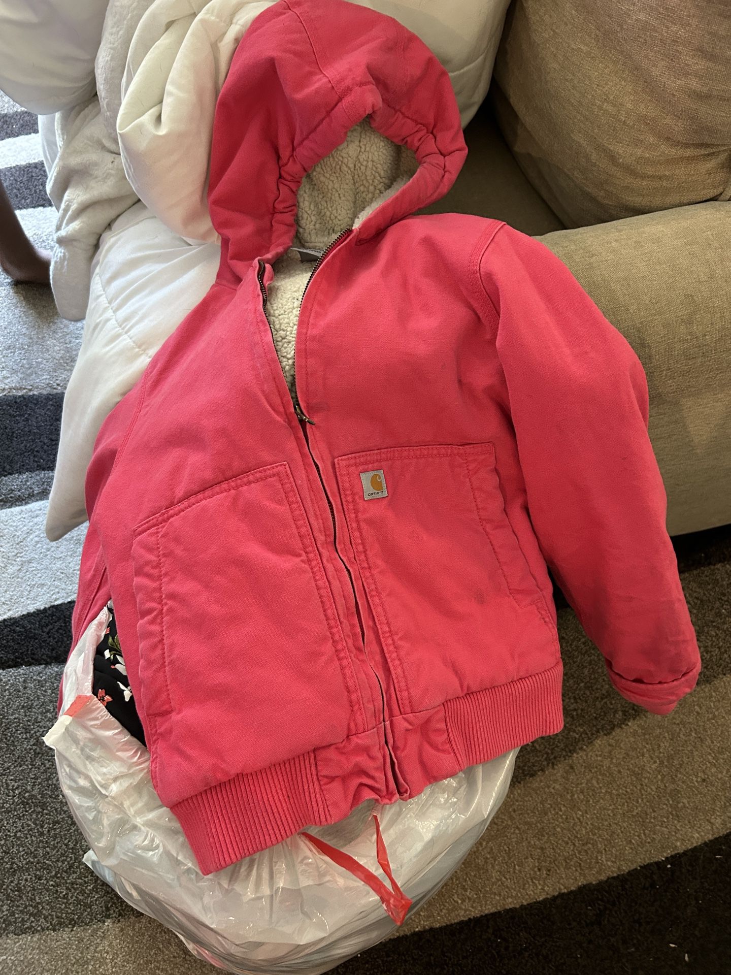 Size 6,7,8 Girl Clothes and carhart Coat