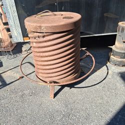 Vintage Stoweworks Industrial Shop Heater Steampunk Yard Art / Fire Pit