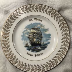 Liverpool Rd. Pottery -St. Thomas Virgin Island Plate 9"