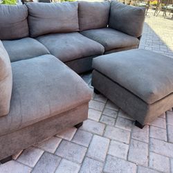 Gray Cloud Modular Sectional 
