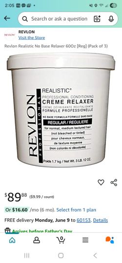 Revlon Relaxer