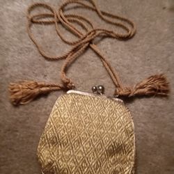 Judith Libuer Little Gold Hand Purse 