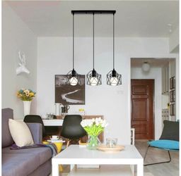 MINGYALL Retro Three-Light Ceiling Pendant Lights (15.75 inch Wide)