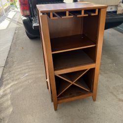 FREE Nice Cabinet For Wine Bottles And Glasses 