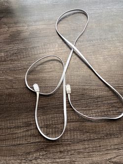 White Flat Ethernet Cable
