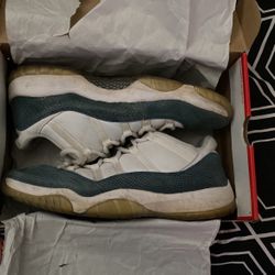 Navy Snake Skin Jordan 11s Size 13