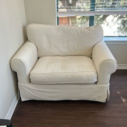 White Love Seat Couch